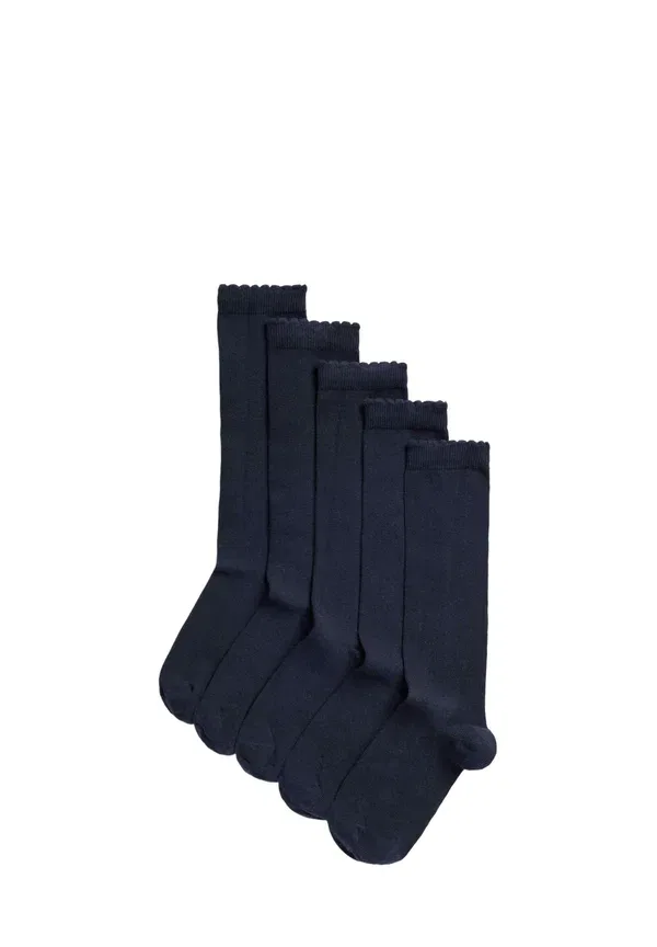 Носки, дышащие, Knee high socks Marks & Spencer, темно-синий — фото 2