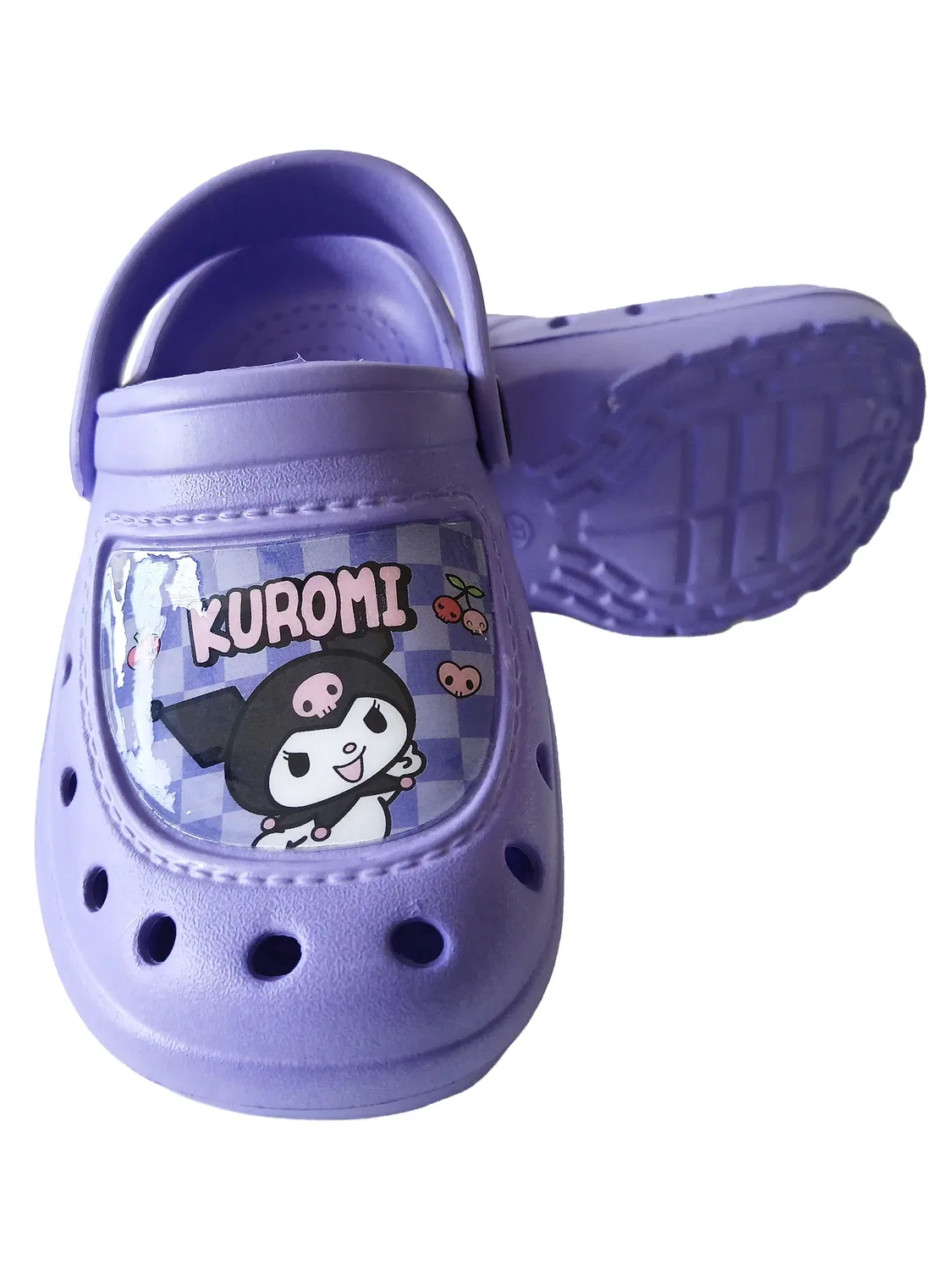 Мюли с принтом Kuromi Hello Kitty, фиолетовый — фото 4