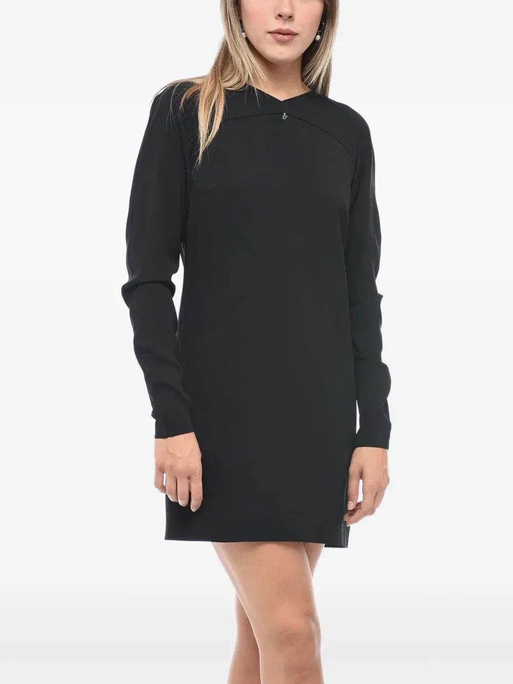 Платье Dsquared2 x night is young мини с длинными рукавами, черный