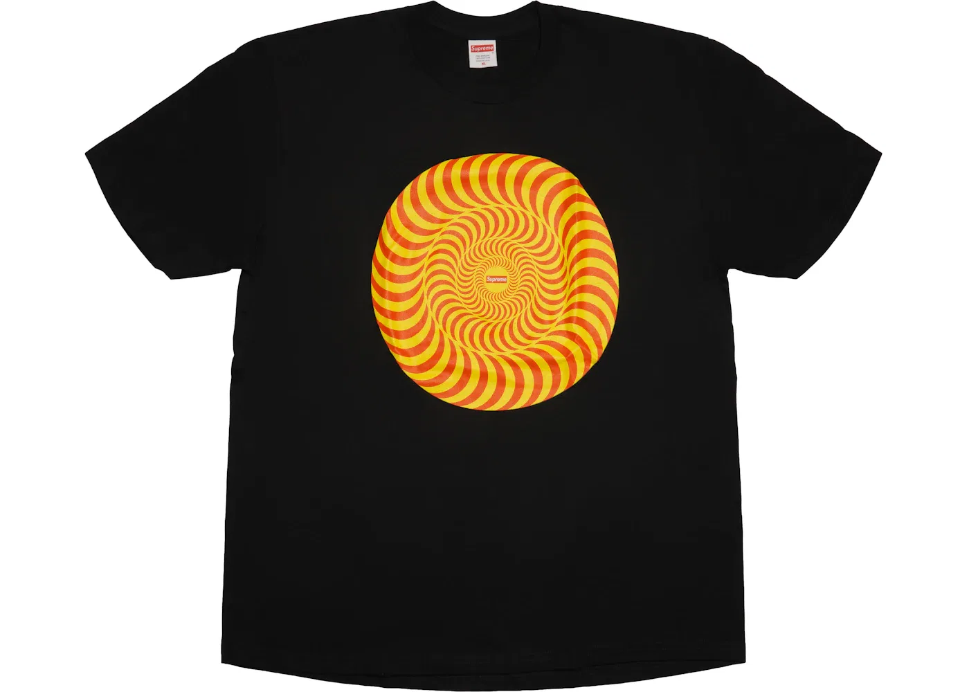 Мужская футболка с принтом Supreme Spitfire Classic Swirl, Black