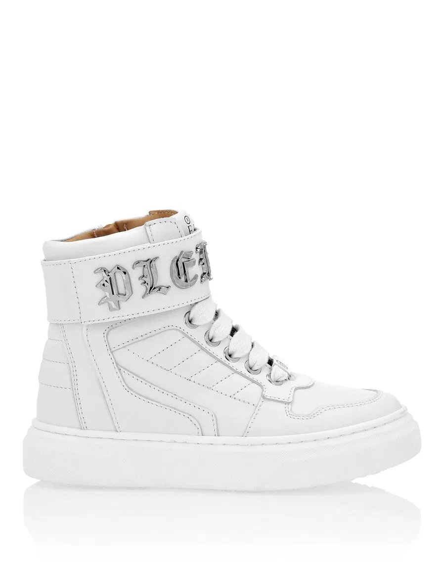 Кроссовки Philipp Plein 'Gothic' белого цвета — фото 2