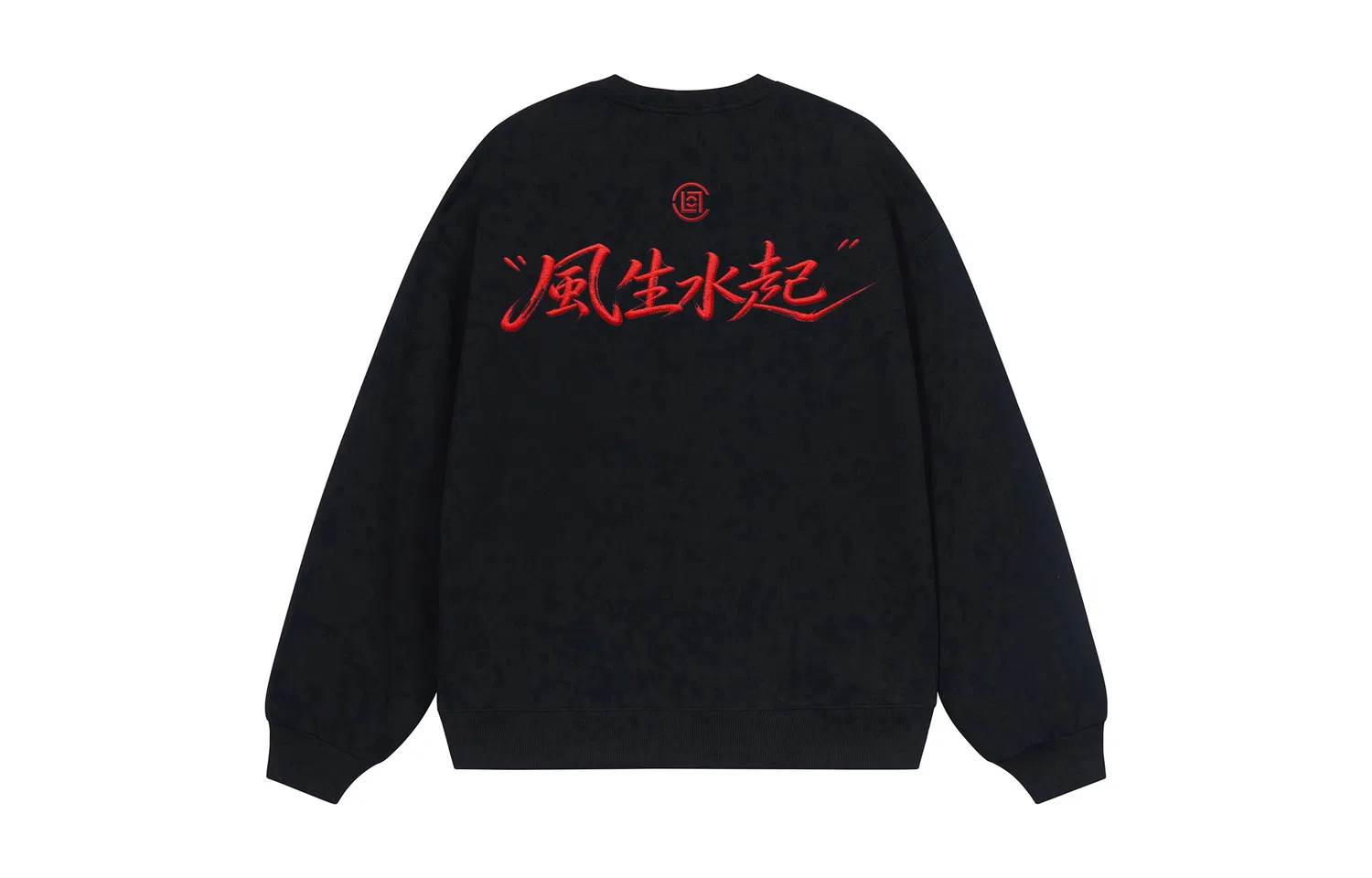 Детский худи с капюшоном с вышивкой White Heather Gray (Black Embroidery) CLOT, Белый Хизер Грей — фото 3