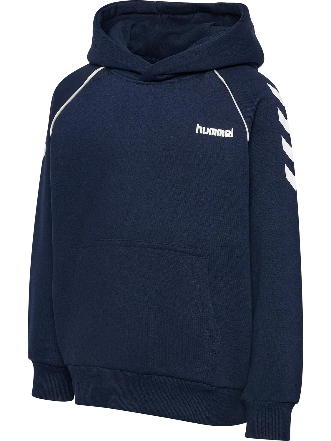 Детское худи свободного кроя Hmljr Loose Lifestyle Hummel, Blau Navyblau Gletscherblau — фото 4