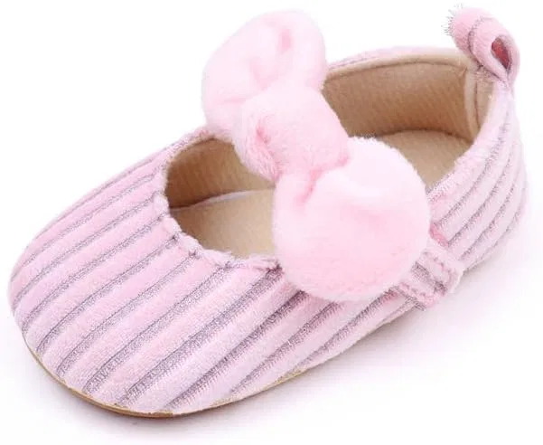Детские туфли для девочек Мэри Джейн с резиновой подошвой Purepips, Pink — фото 3