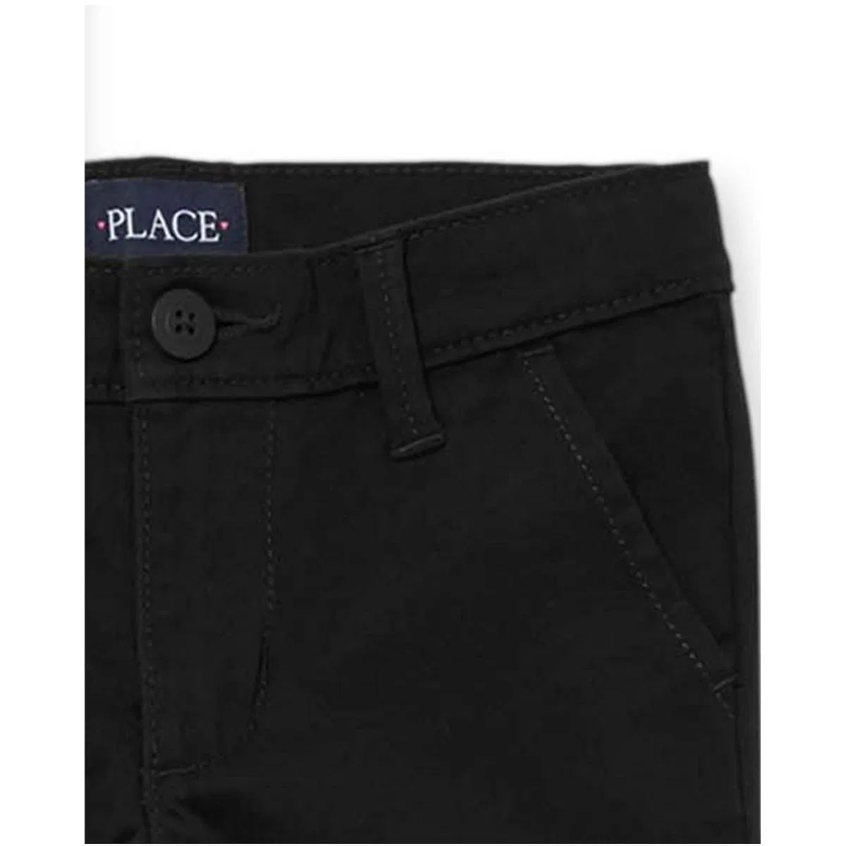 Детские брюки для девочек чинос из твила 2 пары The Children's Place, Black — фото 4
