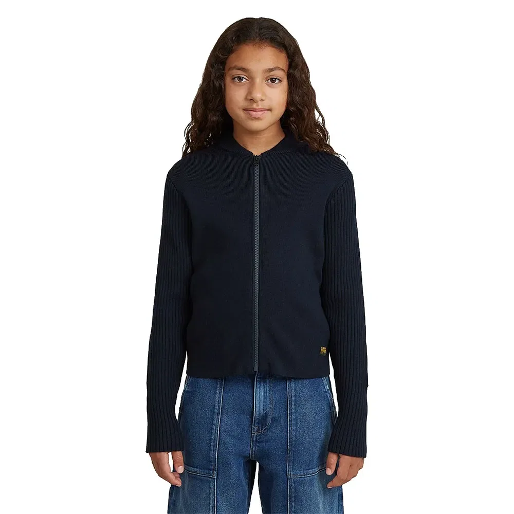 Свитер Hybrid Baseball full zip G-Star, синий