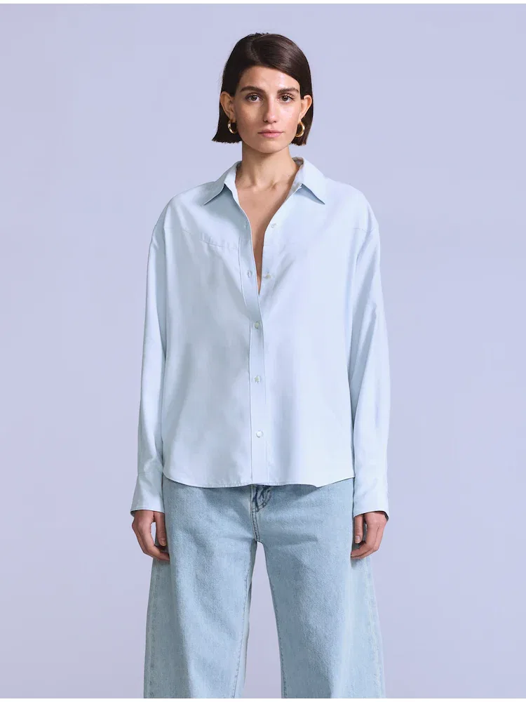 Джинсовая рубашка с длинным рукавом, модель Rider LEVIS