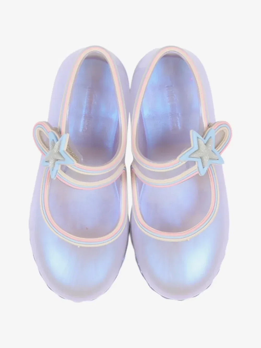 Балетки Hip Ballerina со звездочками Mini Melissa, фиолетовый — фото 4