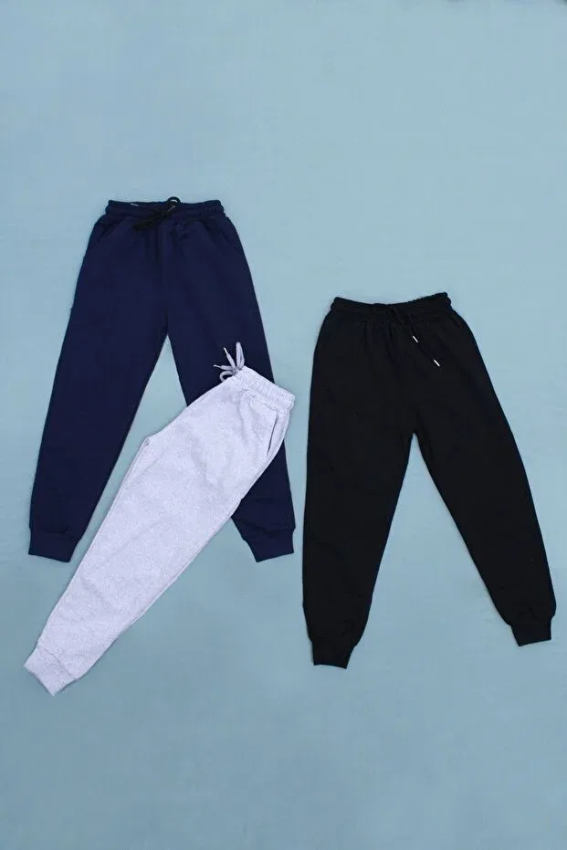 Детские спортивные штаны для мальчиков с принтом Basics Ya Ko Kids, Navy-Grey-Black