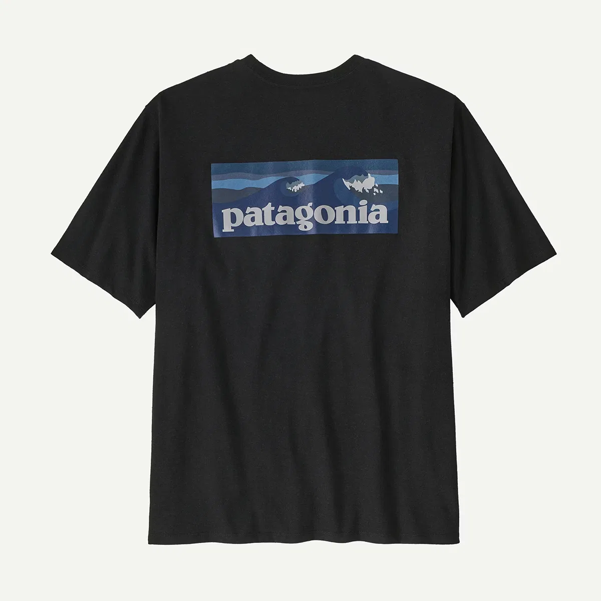 Мужская футболка с коротким рукавом с нагрудным карманом Boardshort logo pocket responsibili-tee Patagonia, Ink Black — фото 4