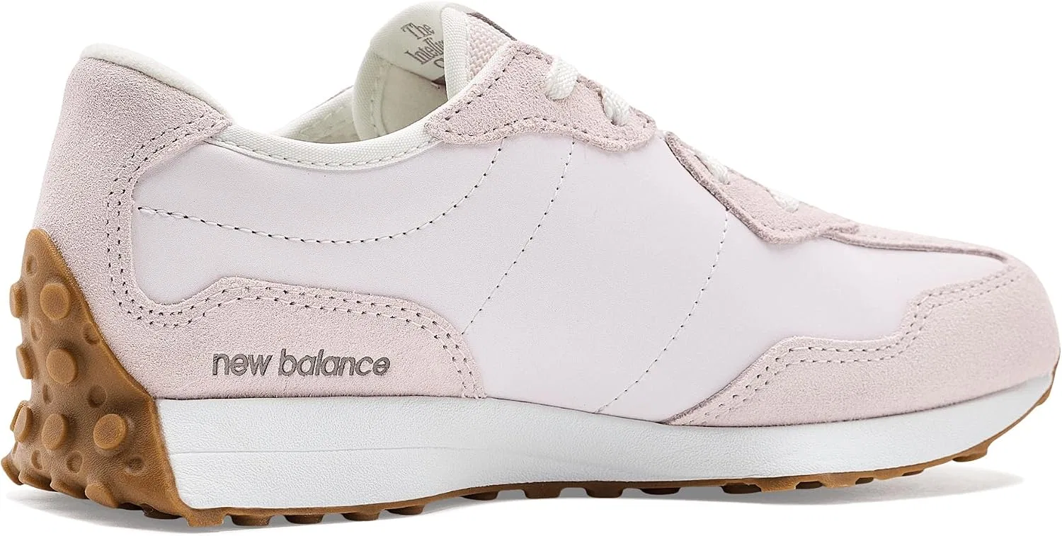 Детские кроссовки для девочек 327 New Balance, Pink Salt/Dark Silver Metallic — фото 3