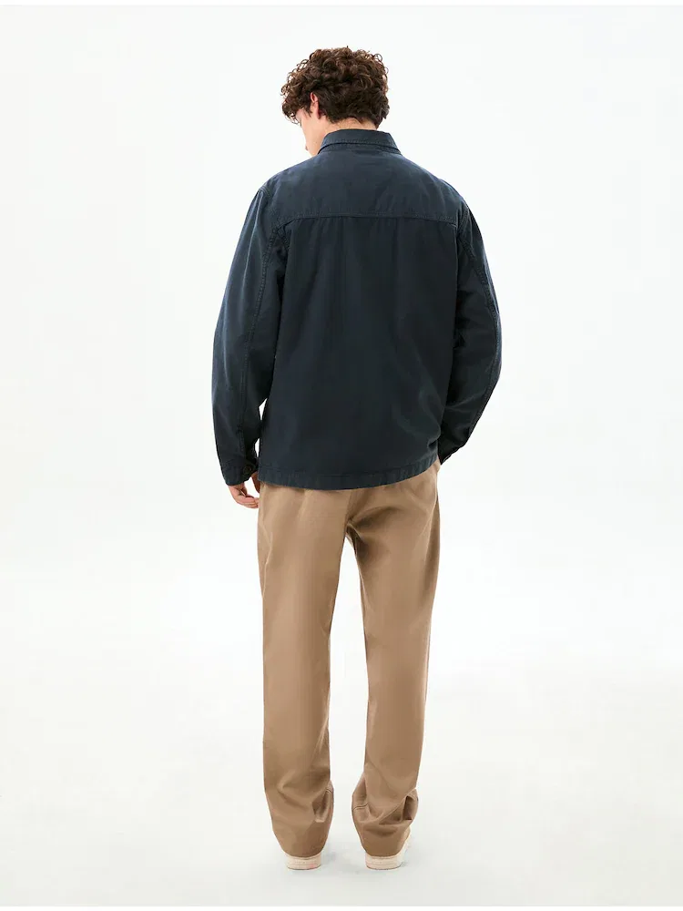 Куртка Utility Shirt Jacket TOMMY HILFIGER, Navy — фото 3