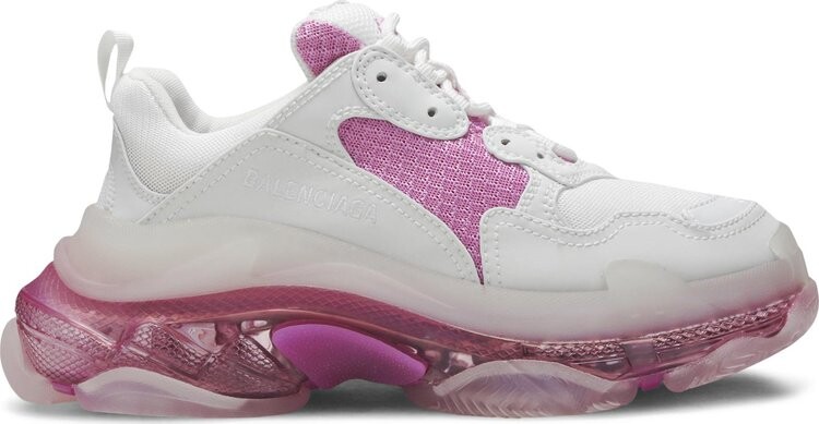 

Кроссовки Balenciaga Wmns Triple S Clear Sole Trainer White Pink, белый
