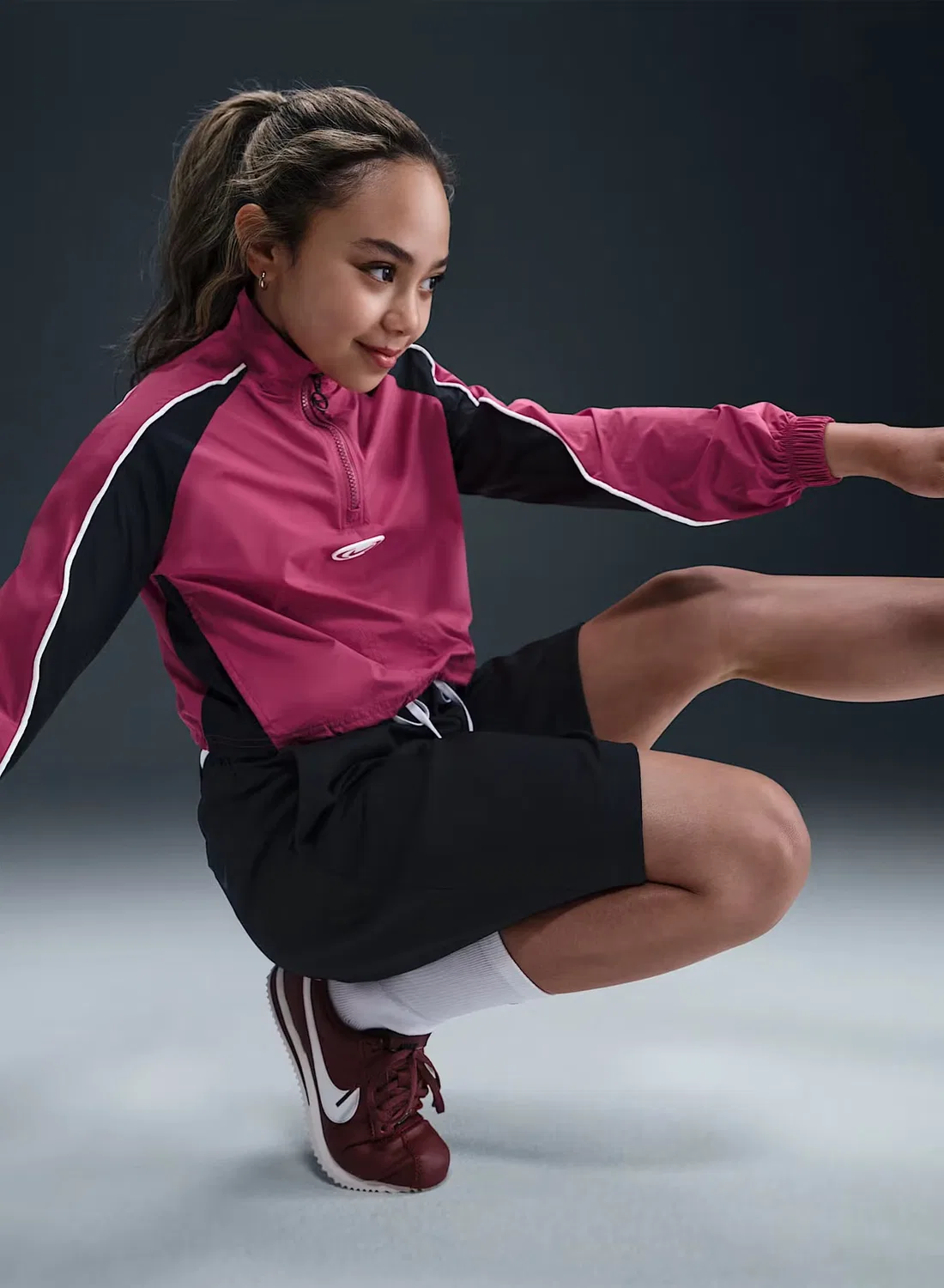 Куртка с графическим принтом Nike NSW Star, свекольный — фото 3