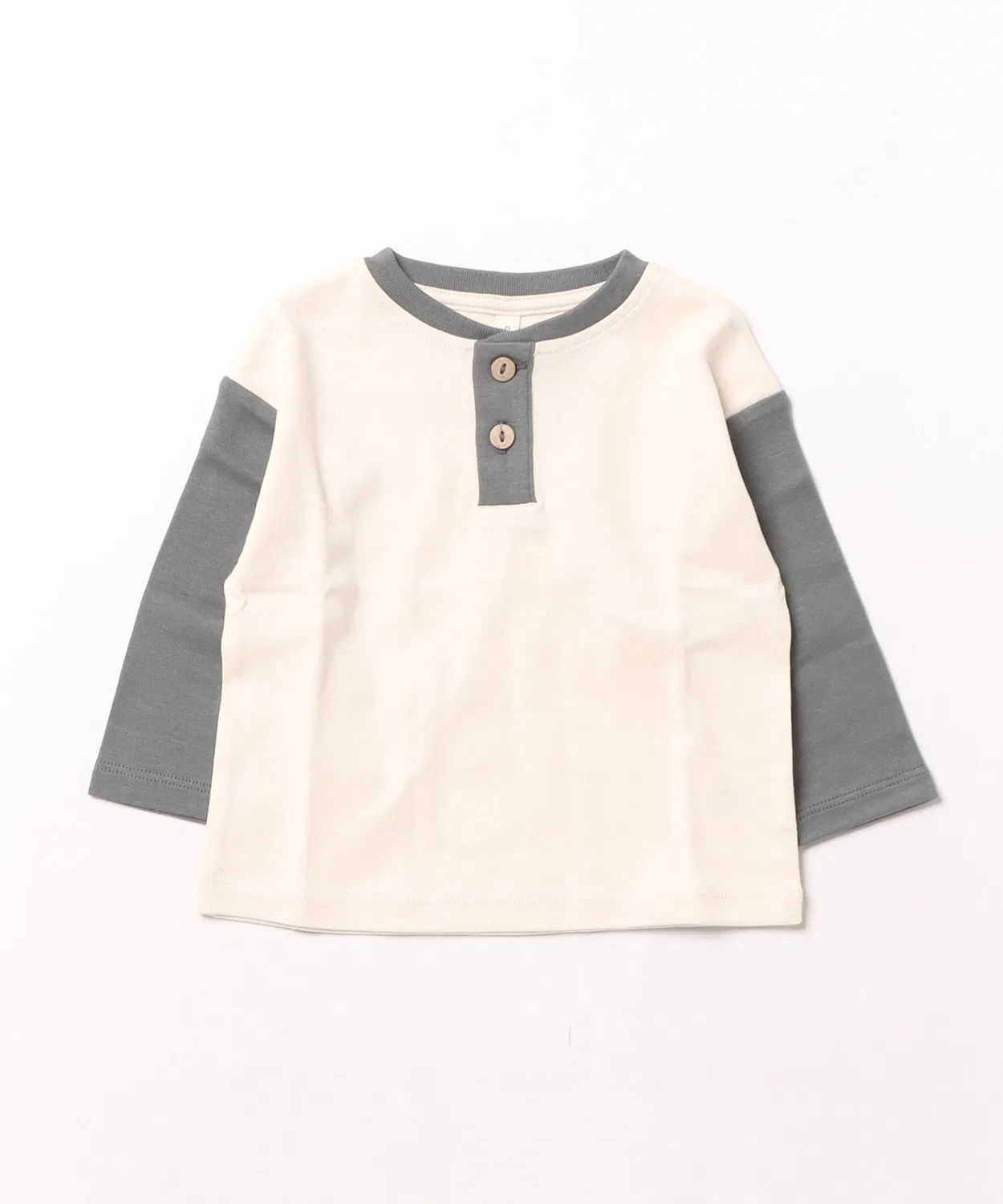 Детское лонгслив с длинным рукавомQuincy Mae, Natural