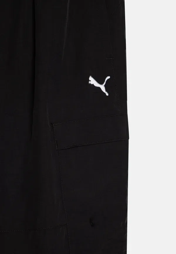 Брюки свободные Wardrobe ess relaxed cargo Puma, черный — фото 4