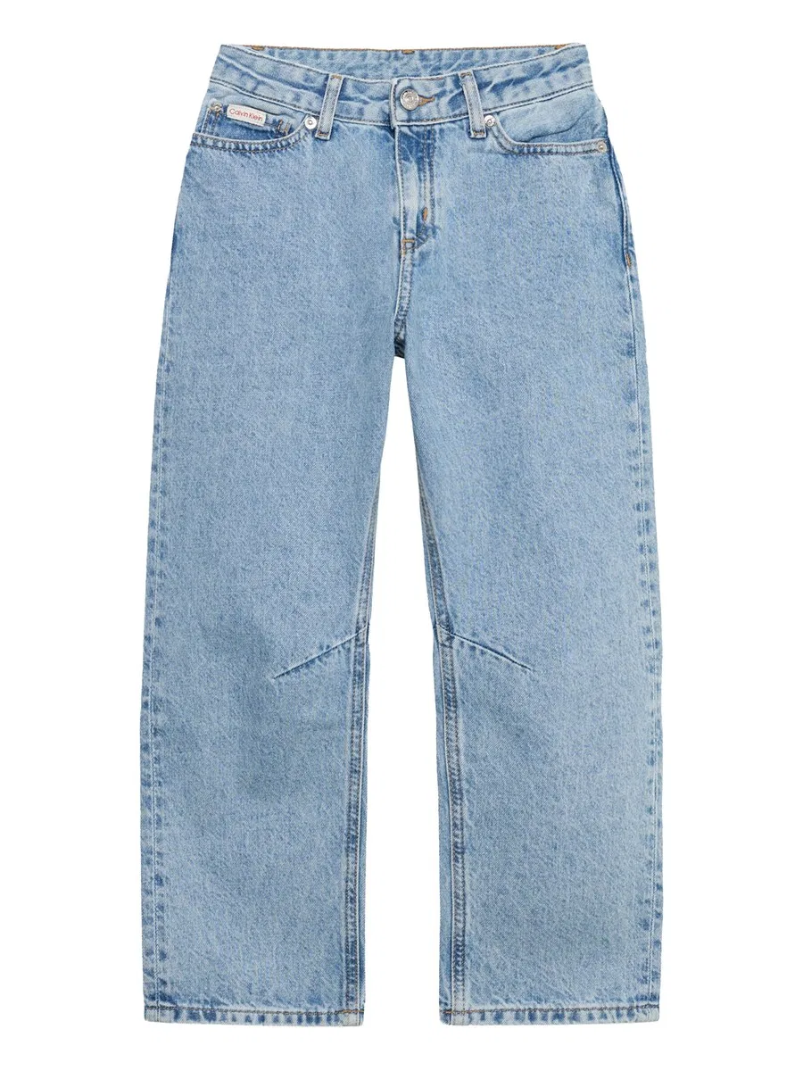 Джинсы Calvin Klein Jeans Barrel Jeans синего цвета