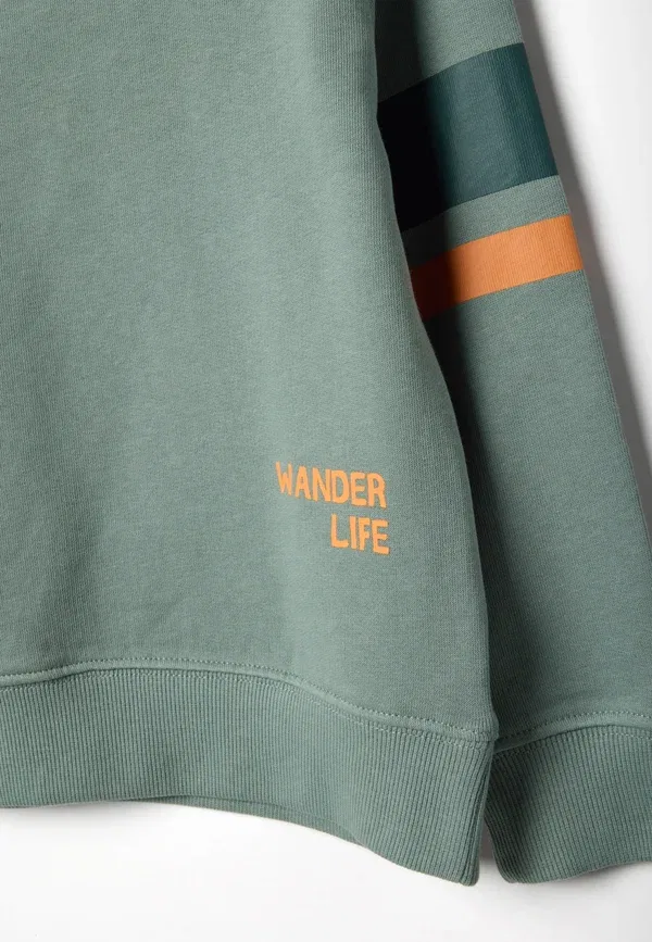 Костюм хлопковый Set regular fit - tracksuit Ovs, Light Green, светло-зеленый — фото 4
