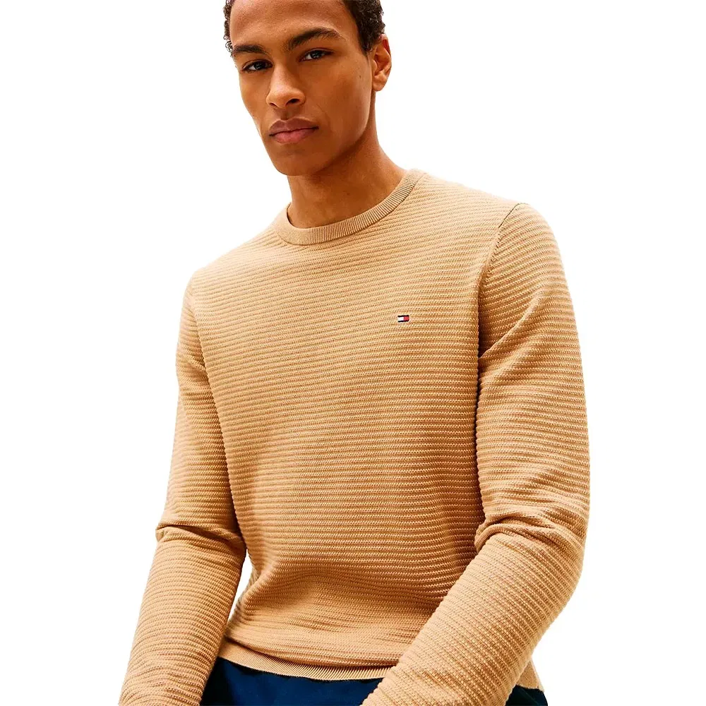 Свитер Seasonal Structure Tommy Hilfiger, оранжевый — фото 4