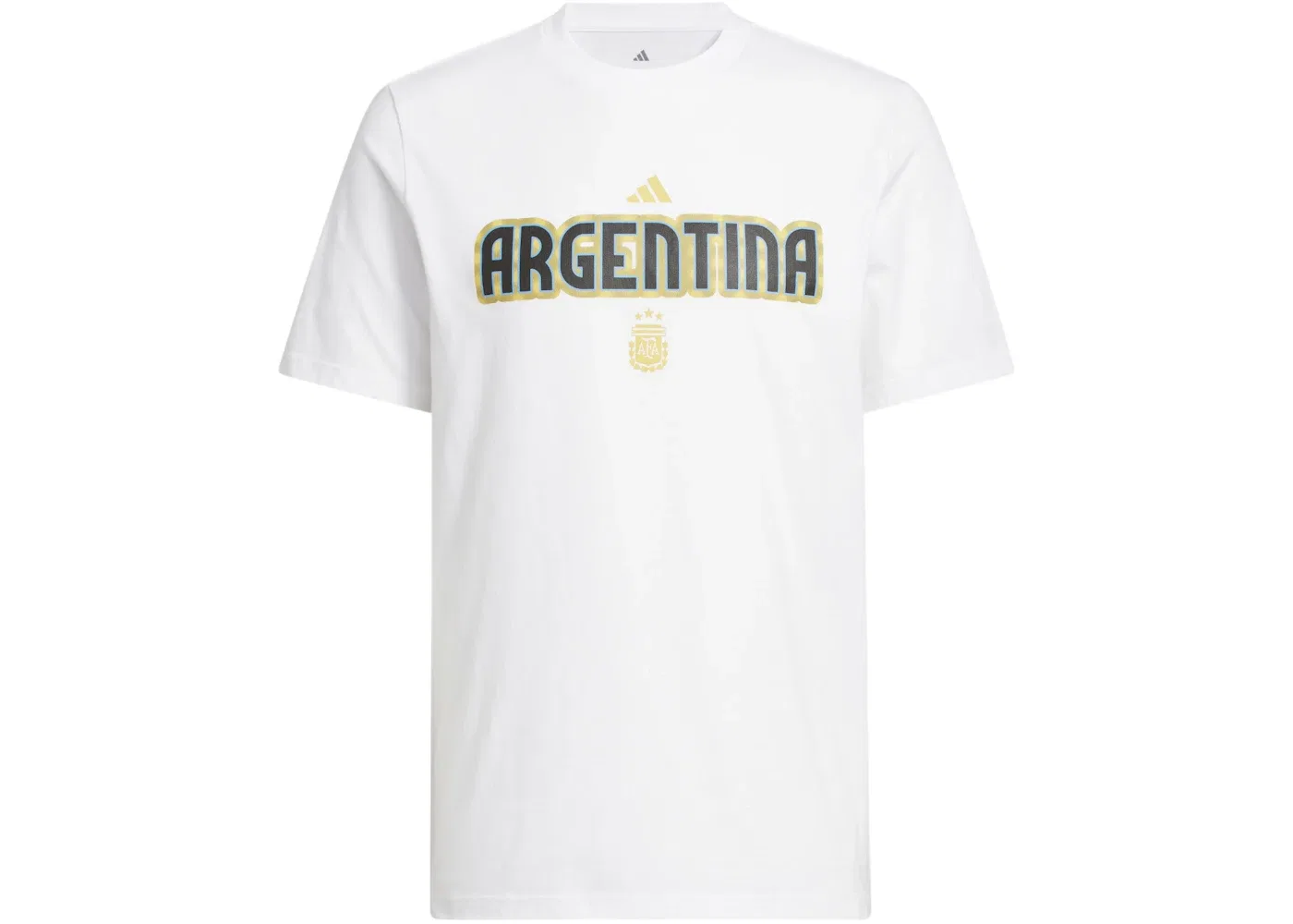 Мужская футболка с принтом World Cup 2026 Argentina Home Graphic Tee Adidas, White