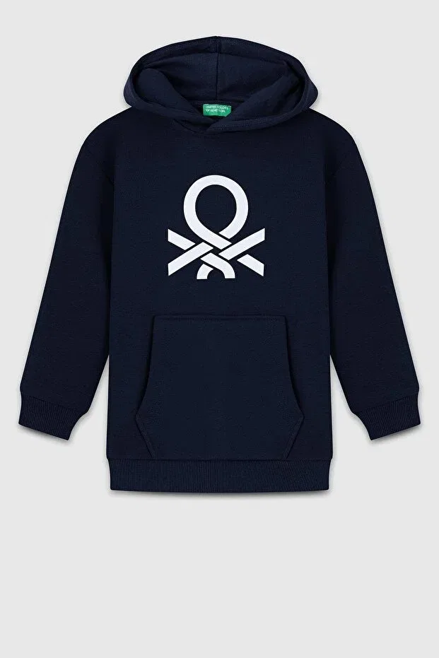 Детская толстовка для мальчиков с капюшоном United Colors Of Benetton, Navy Blue