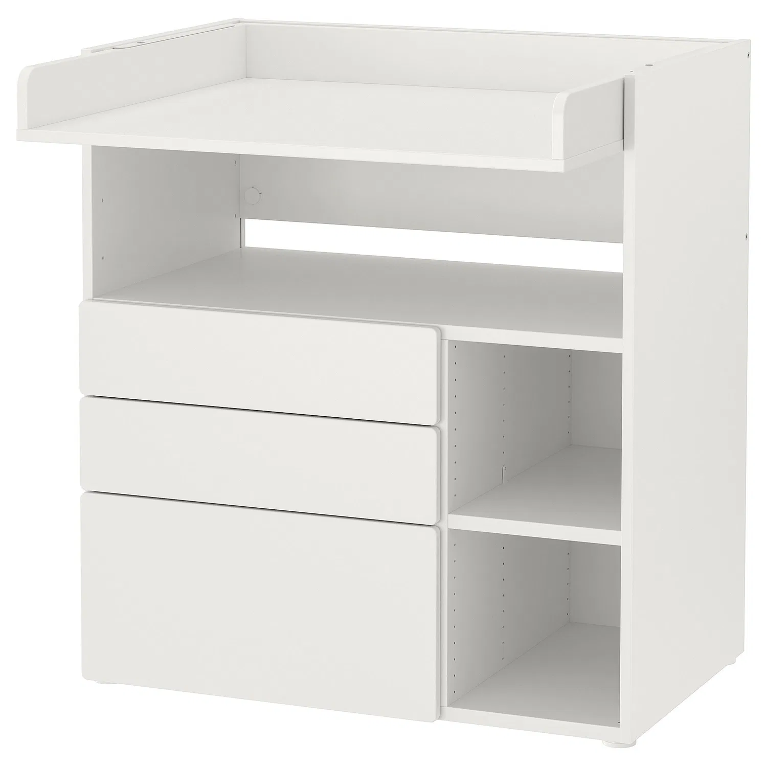 IKEA Småstad Пеленальный столик, белый, 90x79x100 см, с выдвижным ящиком