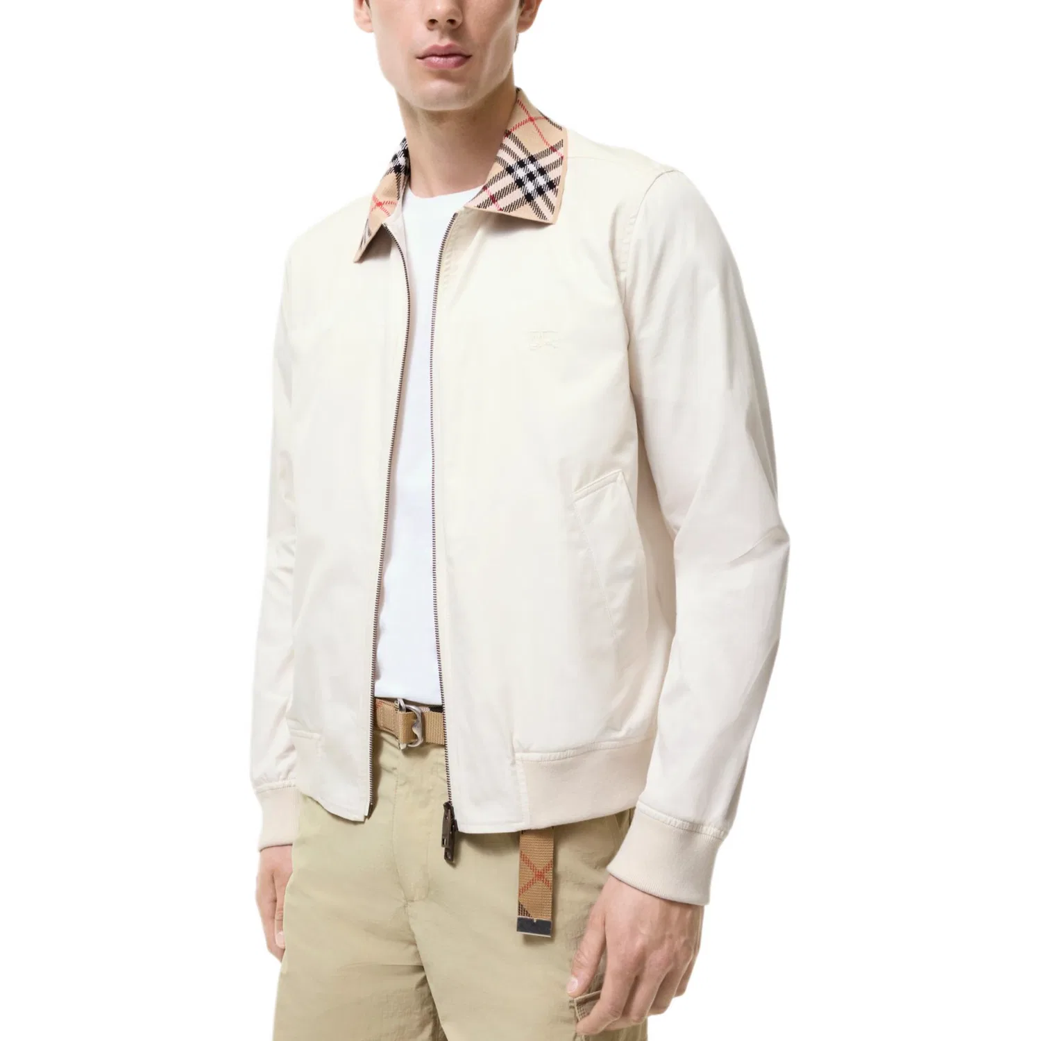 Мужская куртка с лацканами Burberry, Tundra White — фото 3