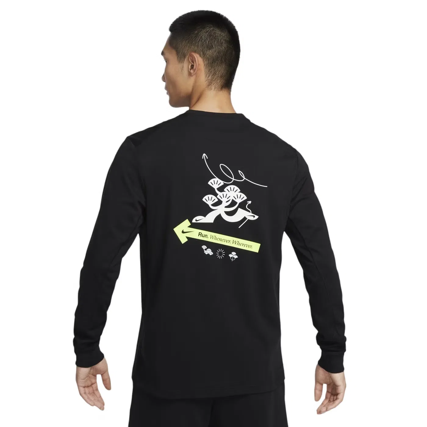 Футболка с принтом Nike Primary Dri-FIT, черный — фото 2
