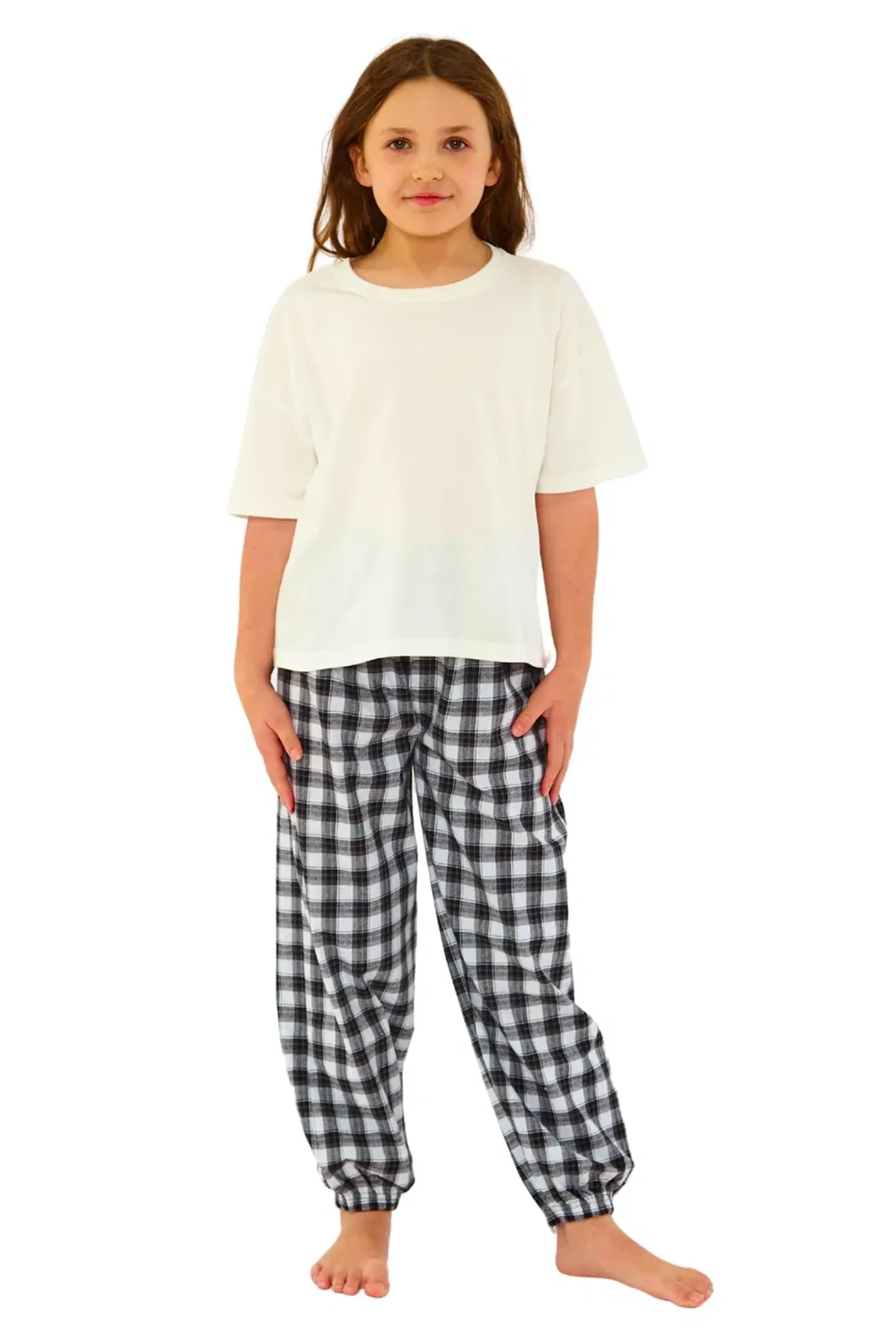 Детский комплект пижамы для девочек Cozy N Dozy, Black