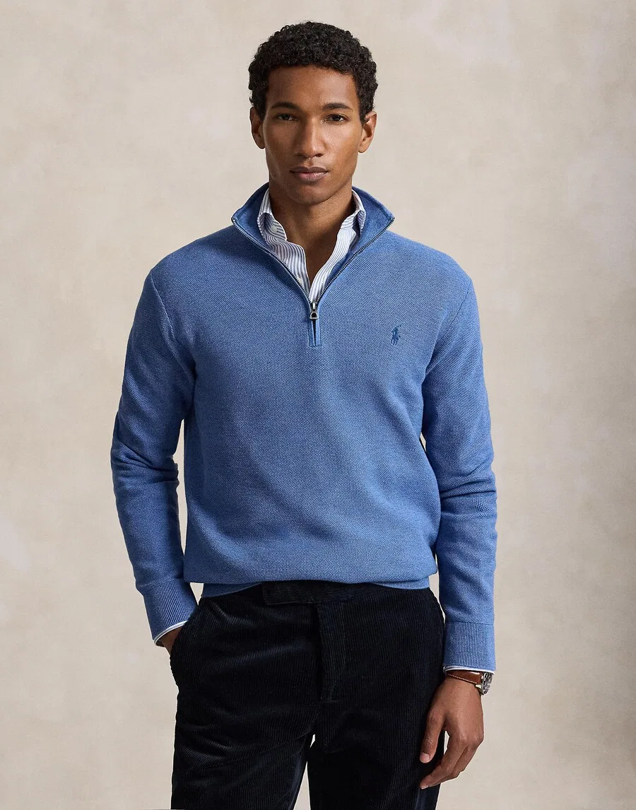 Свитер Polo Ralph Lauren королевского синего цвета — фото 2