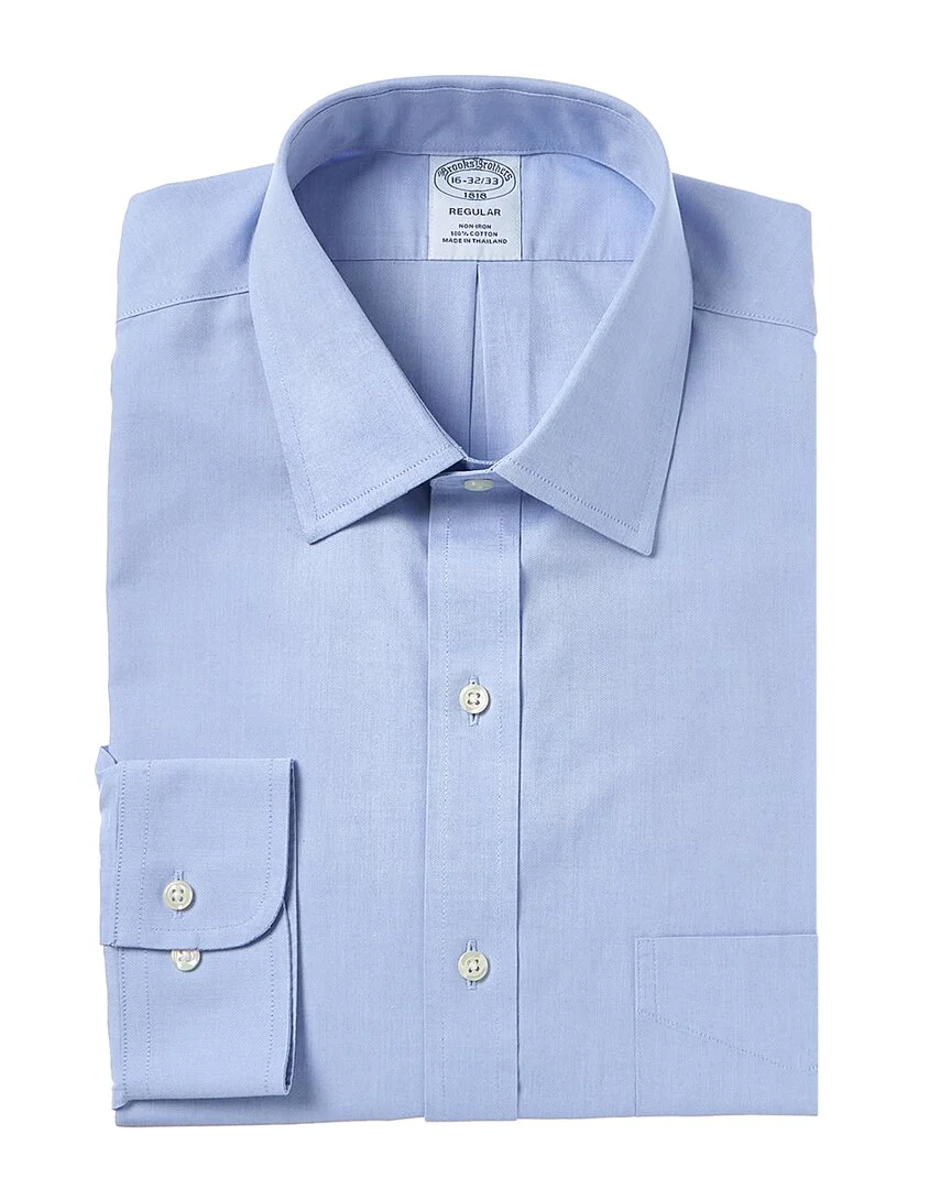 

Классическая рубашка классического кроя Brooks Brothers, синий