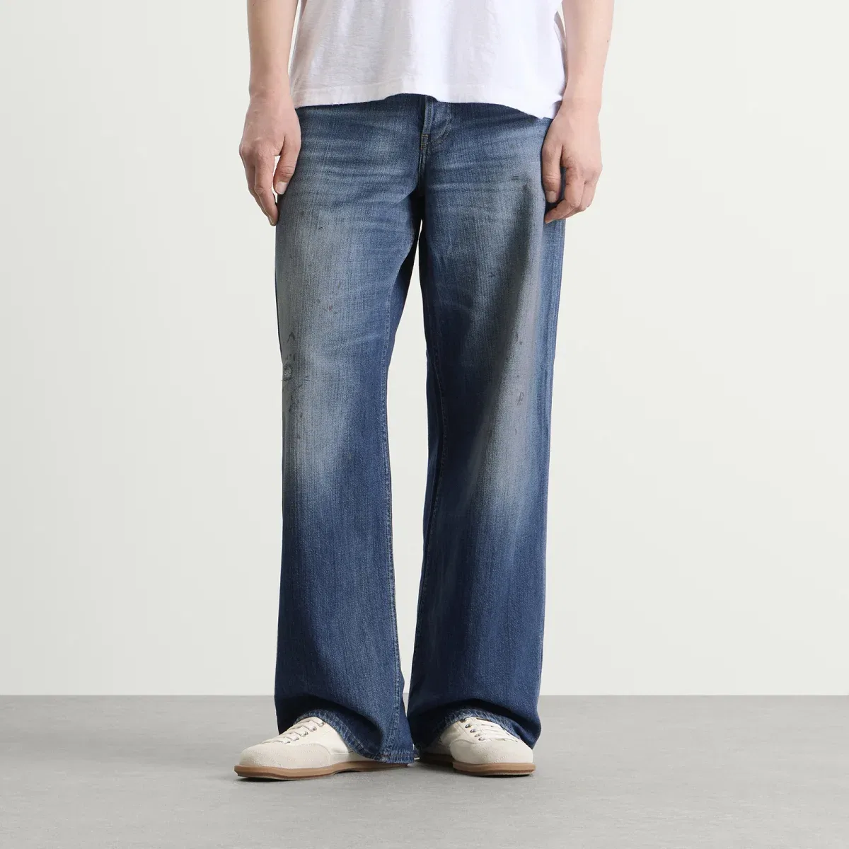 Джинсы свободного кроя 1981 Acne Studios, Mid Blue — фото 2