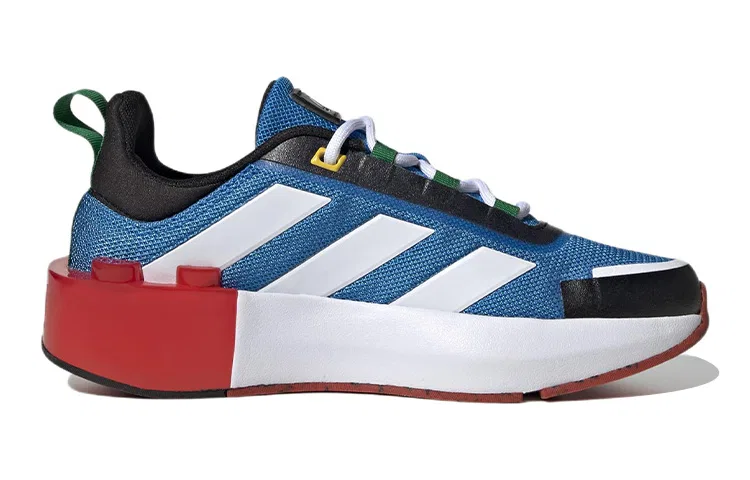 Детские кроссовки с принтом LEGO Tech Runner Shock Blue Red Adidas, Shock Blue Red — фото 3