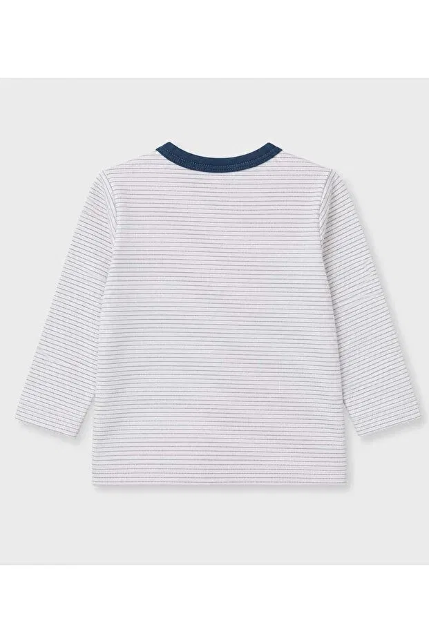 Детский кардиган для мальчиков с принтом Nili, Navy Blue — фото 3