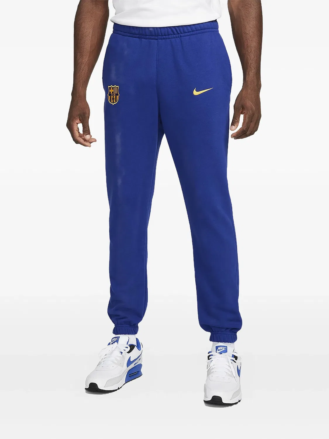 Спортивные брюки с вышивкой Swoosh из коллаборации с FC Barcelona Club Nike, синий