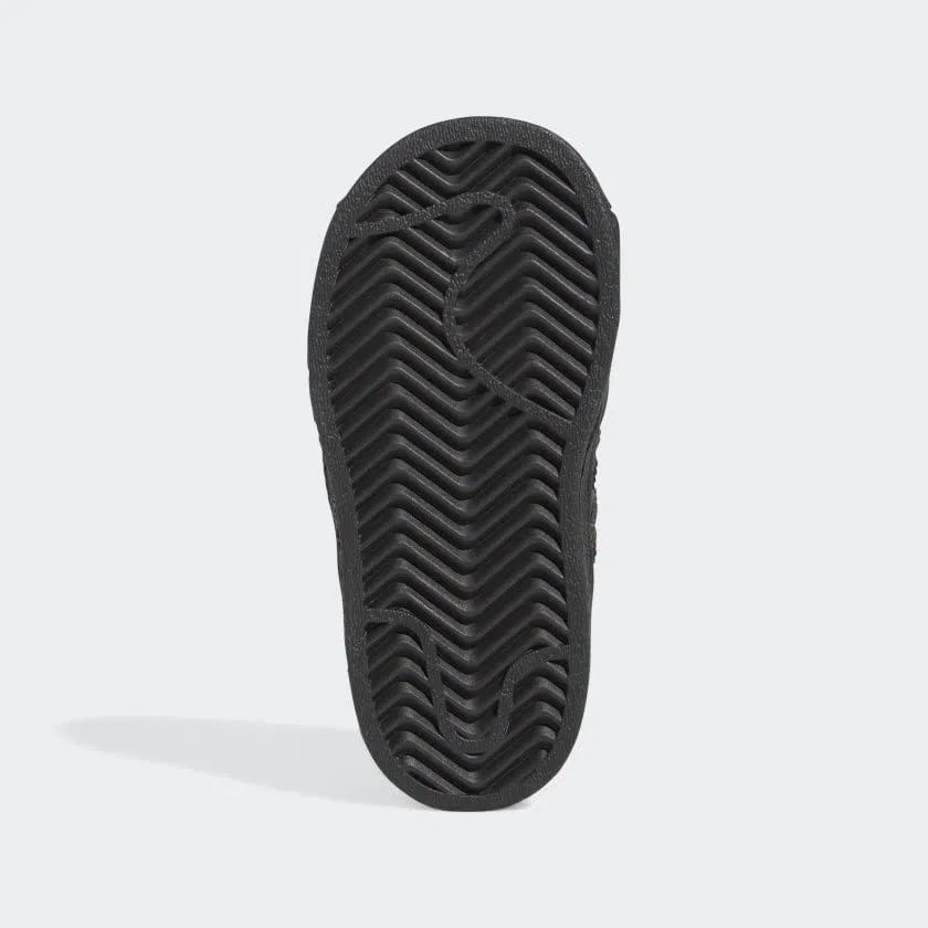 Детские кроссовки для мальчиков с липучками Superstar Cloudfoam Adidas Originals, Black — фото 4