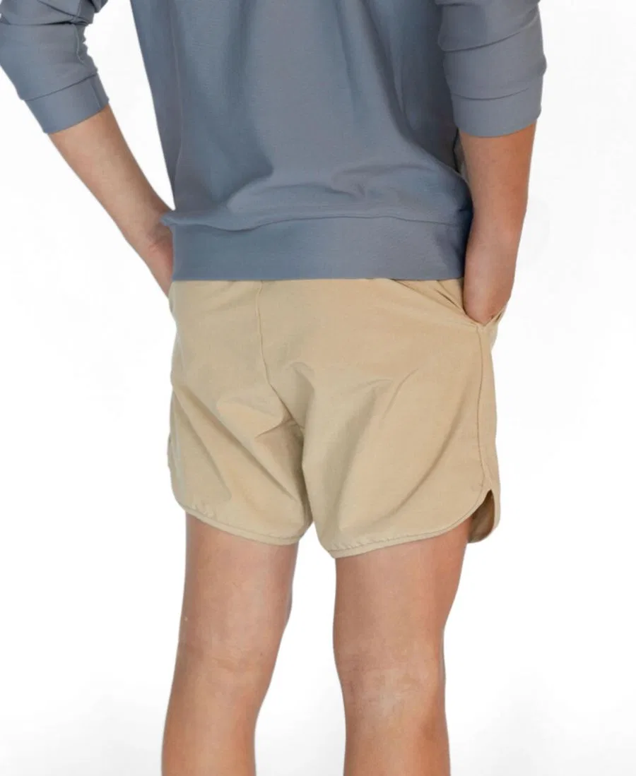 Шорты для мальчиков с защитой от ультрафиолета Courtside Kids, Khaki — фото 2