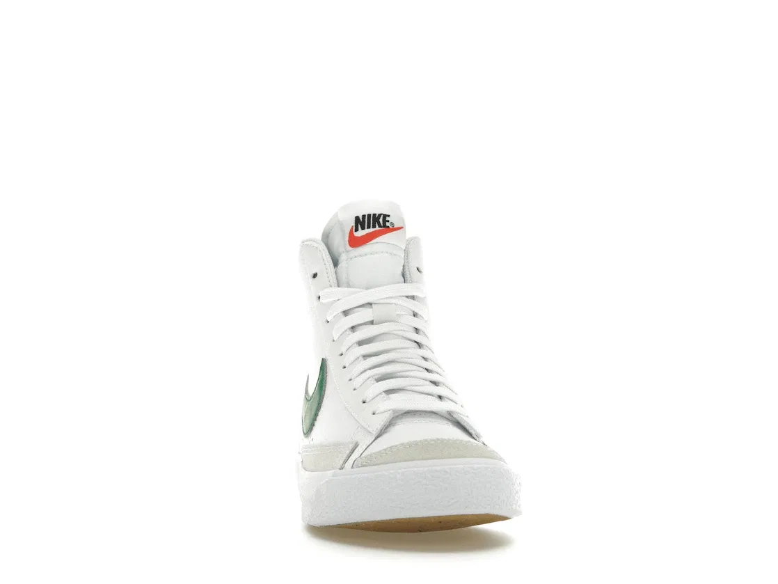 Детские кроссовки с высоким верхом Nike Blazer Mid 77 Nike, White/Pine Green/Black — фото 2