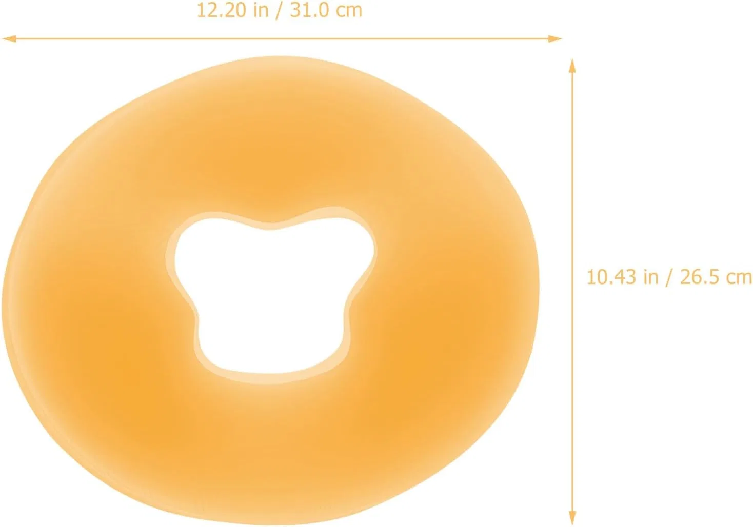 Подушка для лица силиконовая iplusmile, 31x26.5x2.5 см — фото 2
