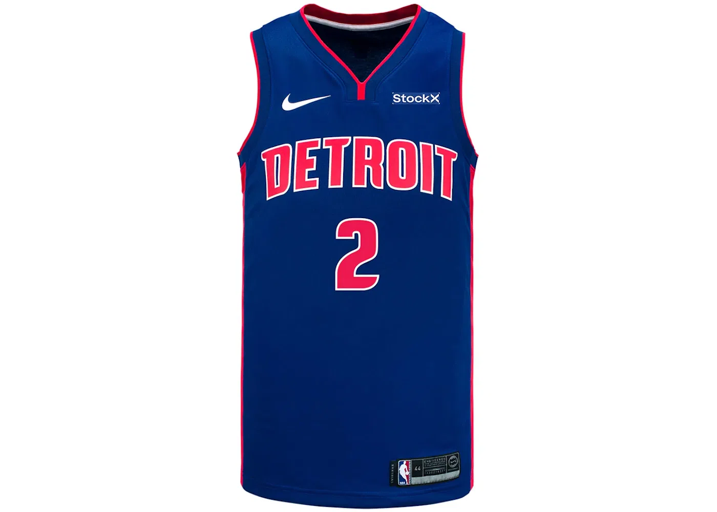 Мужская джерси с принтом Cade Cunningham Icon Swingman 2024/25 Nike, Blue