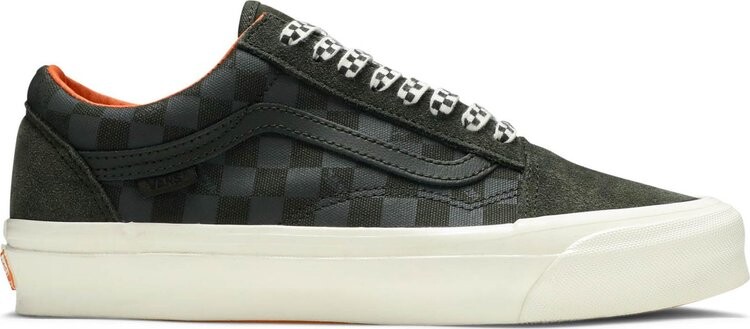 

Кеды Vans Porter-Yoshida & Co. x OG Old Skool LX Green Floral Checkerboard, зеленый