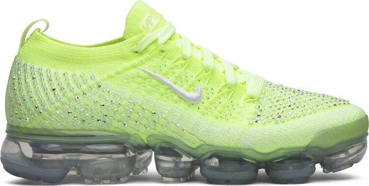 Кроссовки Nike Swarovski x Wmns Air VaporMax 2.0 Flyknit 'Volt', желтый