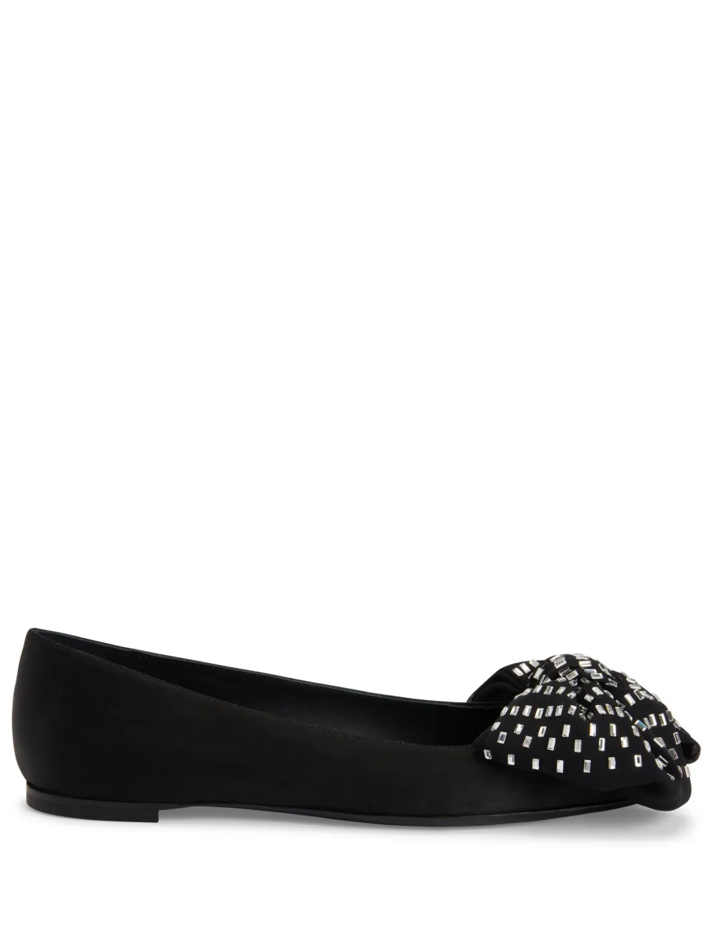 Туфли Alexandrine с кристаллами Giuseppe Zanotti, черный