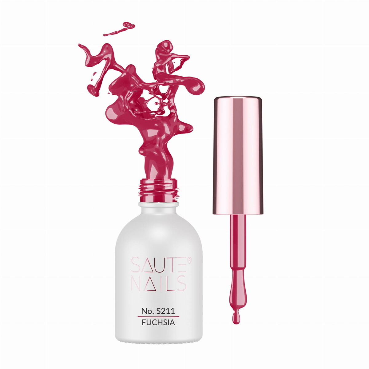 

Гибридный лак для ногтей SAUTE NAILS S211 ФУКСИЯ - 8 мл