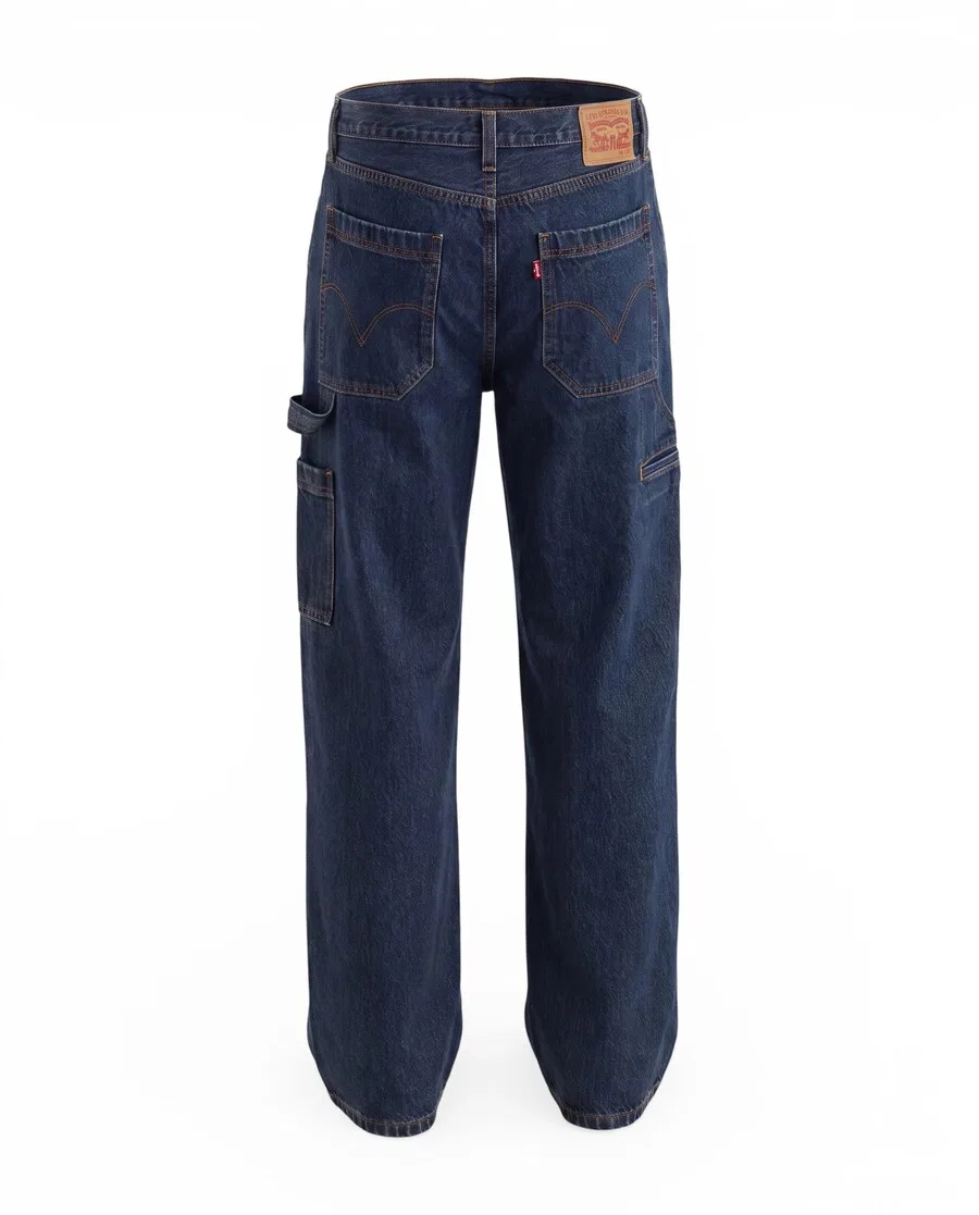 Джинсы-карго LEVI'S Baggy 'EXTRA BAGGY UTILITY' темно-синего цвета — фото 3