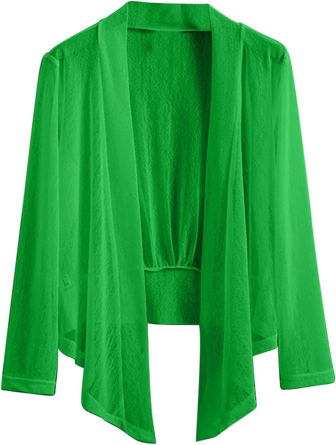 Женская солнцезащитная кардиган с кружевной шнуровкой Sun Shirt, Green