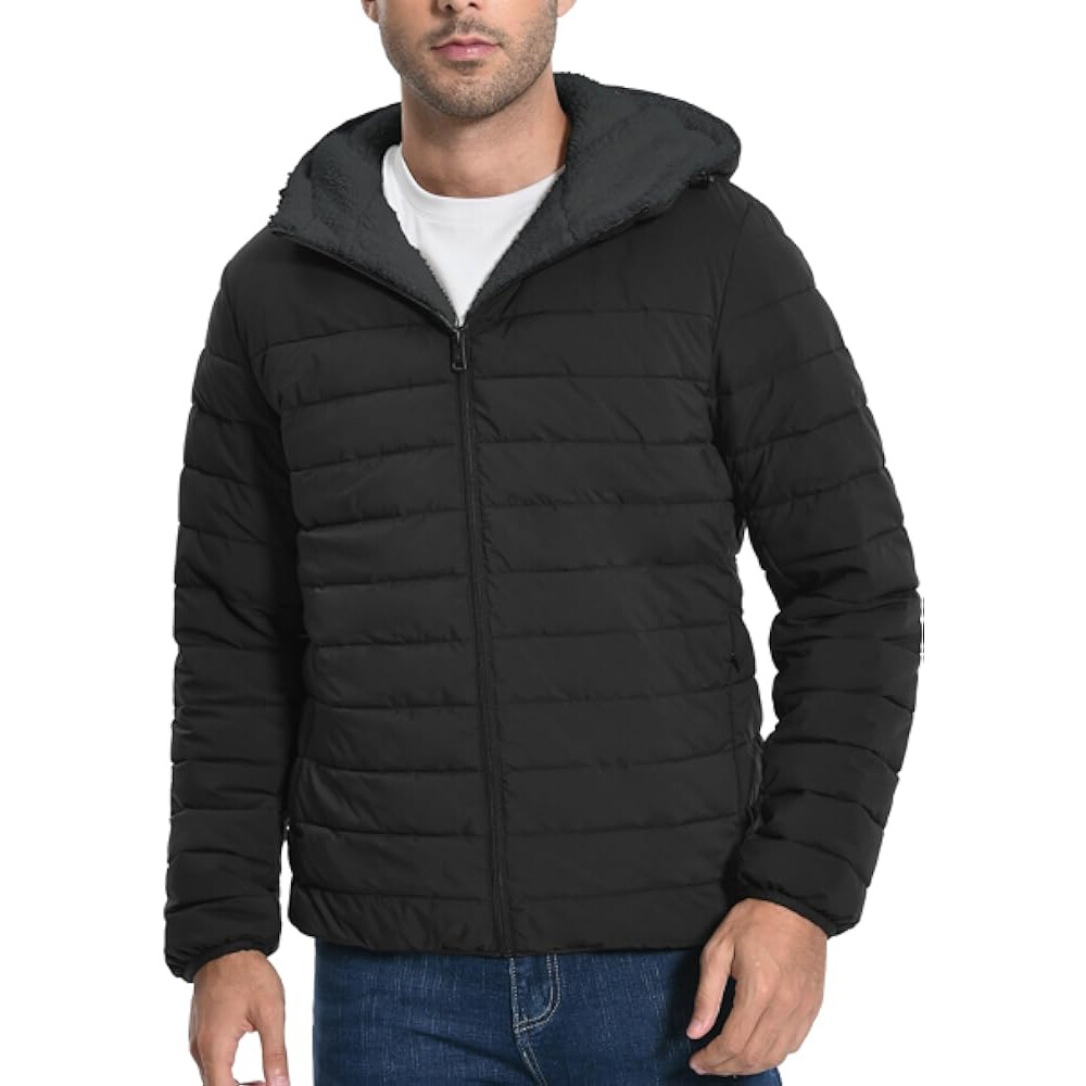

Мужская зимняя куртка Pioneer Camp Sherpa Lined, черный/серый