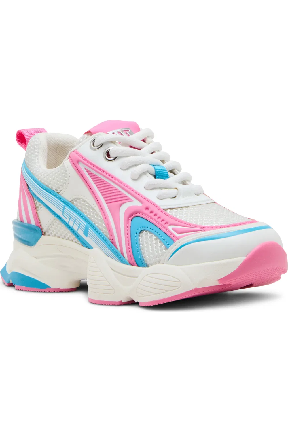 Детские кроссовки на шнуровке Jsped Steve Madden, розовый/синий