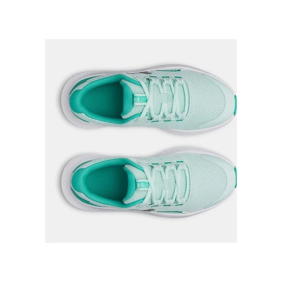 Детские кроссовки с сетчатым верхом Under Armour UA GGS Surge 4, Фуксия — фото 3