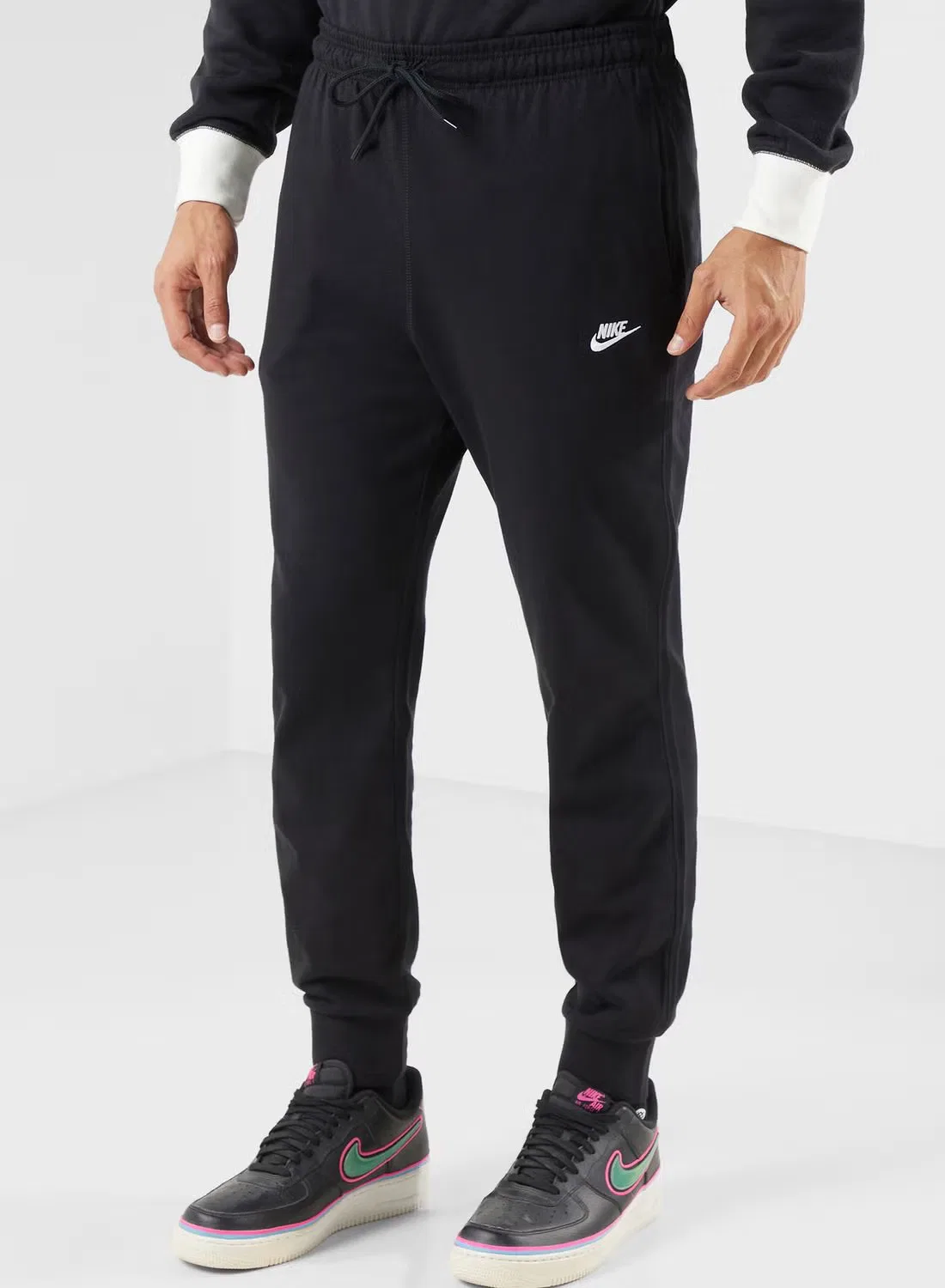 Джоггеры мягкие Nike Club knit, черный